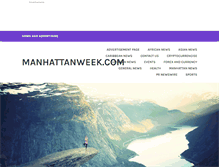 Tablet Screenshot of manhattanweek.com